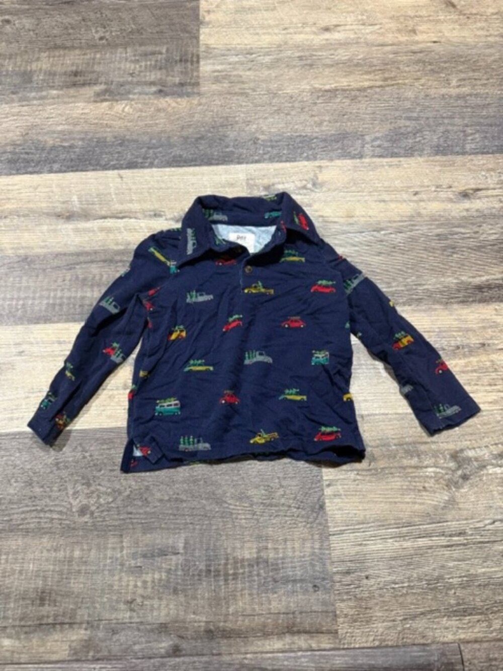 Little Sleepies Long Sleeve Christmas Polo Long Sleeves 2T